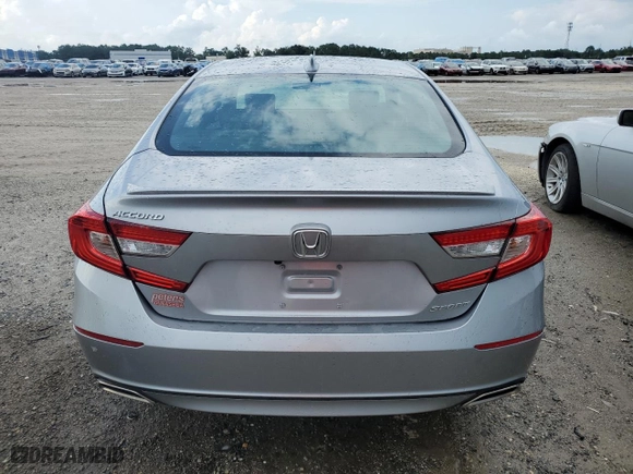 2020 Honda Accord Sedan Sport with VIN 1HGCV1F39LA125522, listed as a Copart auction lot 67467894 with 33,014 mi miles and Salvage Title. Bid and sale history available at carsss.com. Image 6.
