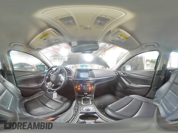 2014 Mazda Mazda6 i Touring with VIN JM1GJ1T54E1104775, listed as a Copart auction lot 52628195 with 198,258 mi miles and Salvage Title. Bid and sale history available at carsss.com. Image 14.