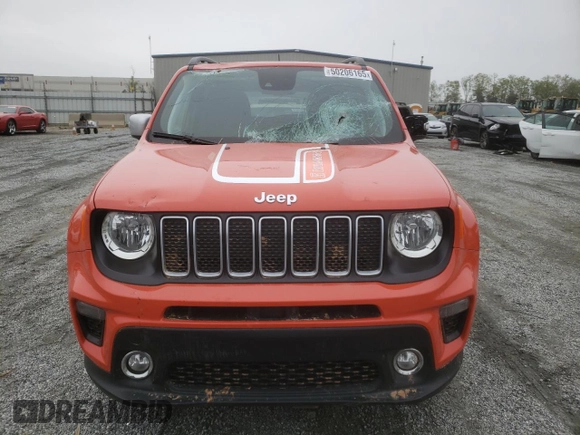 2021 Jeep Renegade Islander with VIN ZACNJDBB2MPM47113, listed as a Copart auction lot 50206165 with 23,570 mi miles and Salvage title. Bid and sale history available at DreamBid. Image 5.