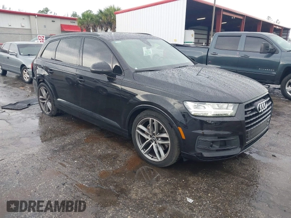 2018 Audi Q7 Prestige with VIN WA1VAAF73JD013763, listed as a IAAI auction lot 42461038 with 57,811 mi miles and . Bid and sale history available at DreamBid. Image 1.