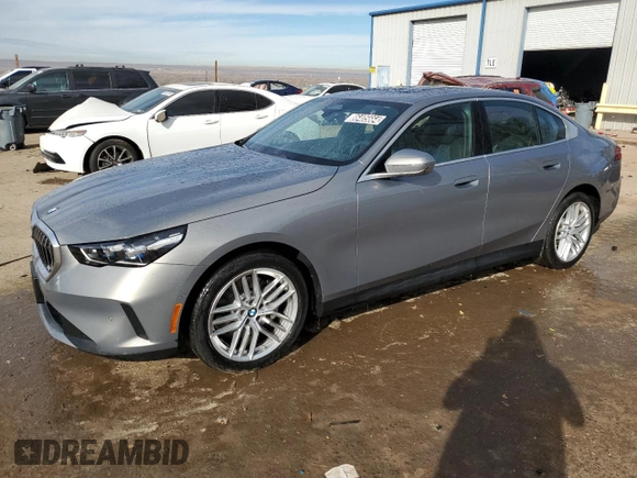 2024 BMW 5 Series 530i with VIN WBA43FJ09RCS71870, listed as a Copart auction lot 86405664 with 4,407 mi miles and Clean Title. Bid and sale history available at carsss.com. Image 1.