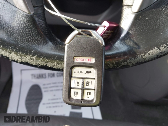2015 Honda Odyssey EX-L z VIN 5FNRL5H60FB085047, wystawiony jako IAAI lot #42045345 z przebiegiem 180 323 mil mil oraz . Historia ofert i sprzedaży dostępna na DreamBid. Obrazek 11.