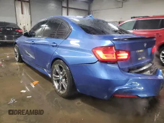 2015 BMW 3 Series 335i xDrive with VIN WBA3B9C56FP705241, listed as a Copart auction lot 85219074 with 193,438 mi miles and Salvage title. Bid and sale history available at DreamBid. Image 2.