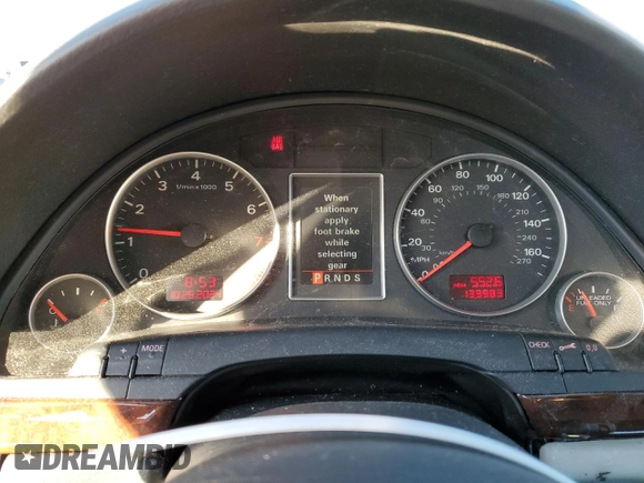 2005 Audi A4 3.2L with VIN WAUDG68E35A443841, listed as a Copart auction lot 77623274 with 139,983 mi miles and Salvage Title. Bid and sale history available at carsss.com. Image 9.