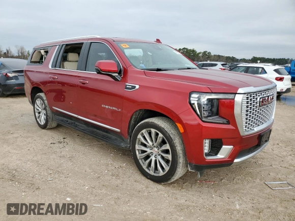 2024 GMC Yukon XL Denali with VIN 1GKS2JKL9RR253797, listed as a Copart auction lot 44556895 with 11,545 mi miles and Salvage Title. Bid and sale history available at carsss.com. Image 4.