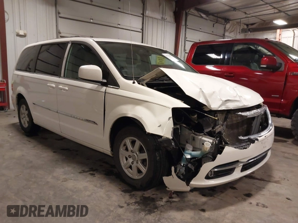 2012 Chrysler Town & Country Touring with VIN 2C4RC1BG3CR337593, listed as a IAAI auction lot 41752894 with 172,169 mi miles. Bid and sale history available at carsss.com. Image 1.