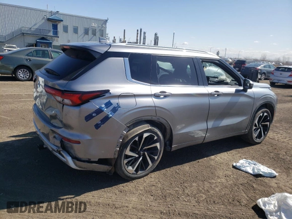 2022 Mitsubishi Outlander SEL z VIN JA4J4VA87NZ610307, wystawiony jako Copart lot #53475255 z przebiegiem 85 697 mil mil oraz Nie do naprawy • Non repairable. Historia ofert i sprzedaży dostępna na DreamBid. Obrazek 3.