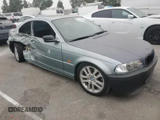 2002 BMW 3 Series 330Ci with VIN WBABN534X2PH01001, listed as a Copart auction lot 75676414 with Not Provided miles and Salvage Title. Bid and sale history available at DreamBid. Image 4.