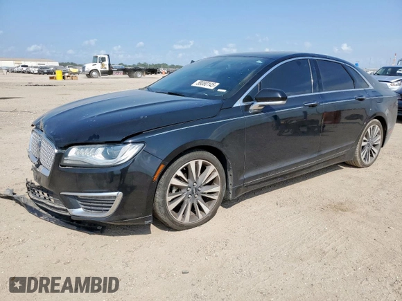 2018 Lincoln MKZ Reserve with VIN 3LN6L5E98JR627323, listed as a Copart auction lot 58080145 with 115,426 mi miles and Salvage title. Bid and sale history available at DreamBid. Image 1.