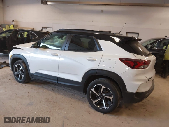 2022 Chevrolet TrailBlazer RS with VIN KL79MUSL9NB015079, listed as a IAAI auction lot 42037322 with 73,701 mi miles and . Bid and sale history available at DreamBid. Image 3.