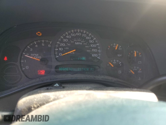 2003 Chevrolet Suburban LS with VIN 3GNEC16T43G343955, listed as a Copart auction lot 51368415 with 217,420 mi miles and Clean title. Bid and sale history available at DreamBid. Image 9.