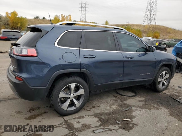 2021 Jeep Cherokee Limited z VIN 1C4PJMDN8MD160957, wystawiony jako Copart lot #76568264 z przebiegiem 38 878 mil mil oraz Szkoda całkowita • Salvage title. Historia ofert i sprzedaży dostępna na DreamBid. Obrazek 3.
