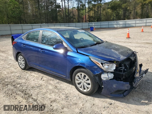 2021 Hyundai Accent SE with VIN 3KPC24A60ME136966, listed as a Copart auction lot 51569945 with 63,906 mi miles and Salvage Title. Bid and sale history available at carsss.com. Image 4.