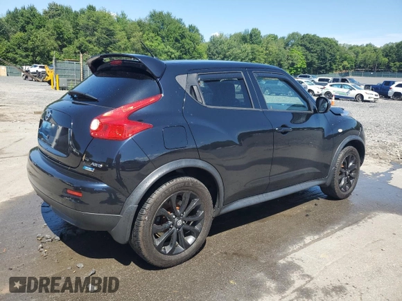 2014 Nissan Juke SL with VIN JN8AF5MV5ET481234, listed as a Copart auction lot 63012025 with 188,729 mi miles and Salvage title. Bid and sale history available at DreamBid. Image 3.