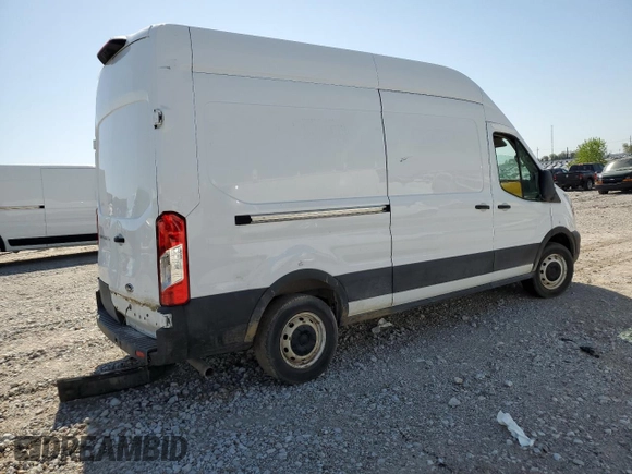 2021 Ford Transit Cargo with VIN 1FTBR1X8XMKA57008, listed as a Copart auction lot 57188105 with 61,993 mi miles and Clean title. Bid and sale history available at DreamBid. Image 3.