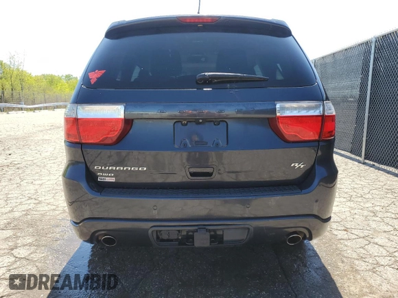 2013 Dodge Durango R/T with VIN 1C4SDJCT5DC698411, listed as a Copart auction lot 56406485 with 251,316 mi miles and Clean title. Bid and sale history available at DreamBid. Image 6.