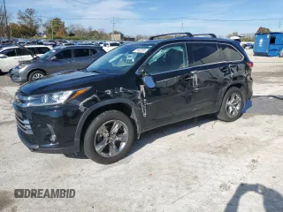 2018 Toyota Highlander Limited с VIN 5TDDZRFH9JS836476, выставлен на аукционе Copart как лот 79882034 с пробегом 92 146 миль миль и Списание • Salvage title. История ставок и продаж доступна на DreamBid. Изображение 1.