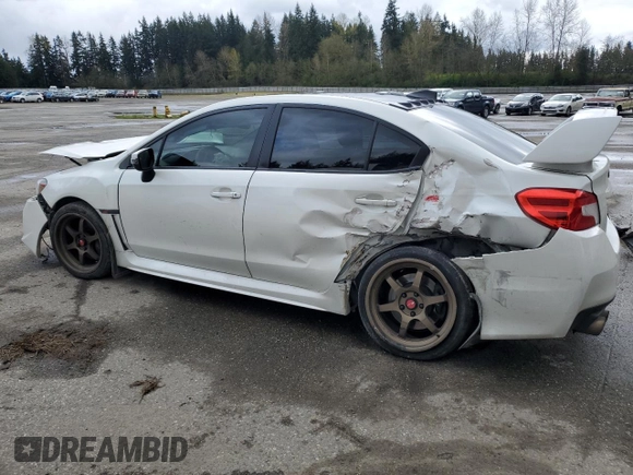 2015 Subaru WRX STI Limited with VIN JF1VA2S68F9803052, listed as a Copart auction lot 51482015 with Not provided miles and Salvage title. Bid and sale history available at DreamBid. Image 2.