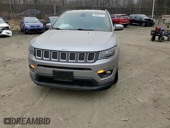 2019 Jeep Compass Latitude with VIN 3C4NJCBB0KT835170, listed as a Copart auction lot 48960715 with 78,874 mi miles and Salvage Title. Bid and sale history available at carsss.com. Image 12.