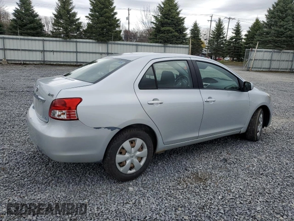 2008 Toyota Yaris with VIN JTDBT923081189704, listed as a Copart auction lot 53833445 with 161,086 mi miles and Salvage Title. Bid and sale history available at carsss.com. Image 3.