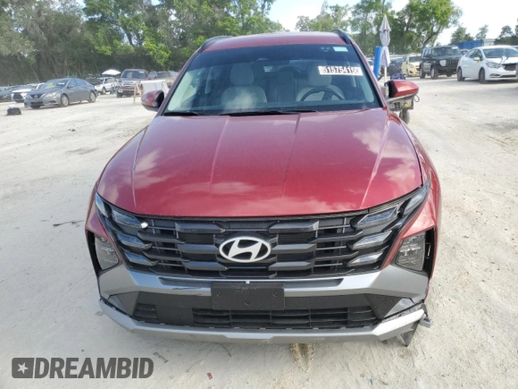 2025 Hyundai Tucson SEL with VIN 5NMJB3DE0SH506842, listed as a Copart auction lot 51575415 with 4,665 mi miles and Clean Title. Bid and sale history available at DreamBid. Image 5.