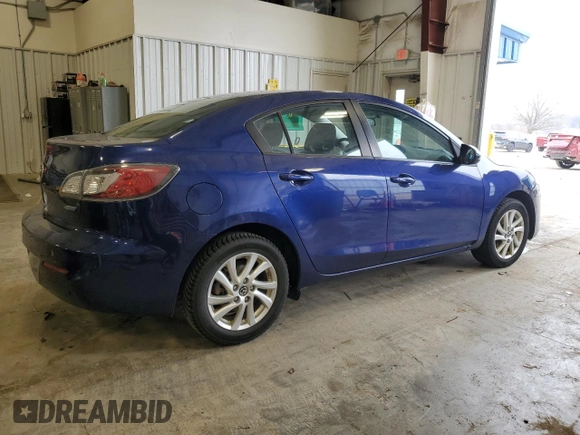 2013 Mazda 3 i Touring with VIN JM1BL1V74D1806760, listed as a Copart auction lot 52550655 with 134,383 mi miles and Clean Title. Bid and sale history available at DreamBid. Image 3.