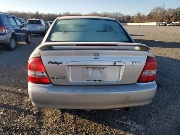 2003 Mazda Protege DX with VIN JM1BJ225331201903, listed as a Copart auction lot 88546205 with 221,722 mi miles and Clean Title. Bid and sale history available at carsss.com. Image 6.
