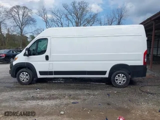 2023 Ram ProMaster Cargo Van with VIN 3C6LRVDG0PE518352, listed as a IAAI auction lot 41216091 with 53,551 mi miles. Bid and sale history available at carsss.com. Image 14.