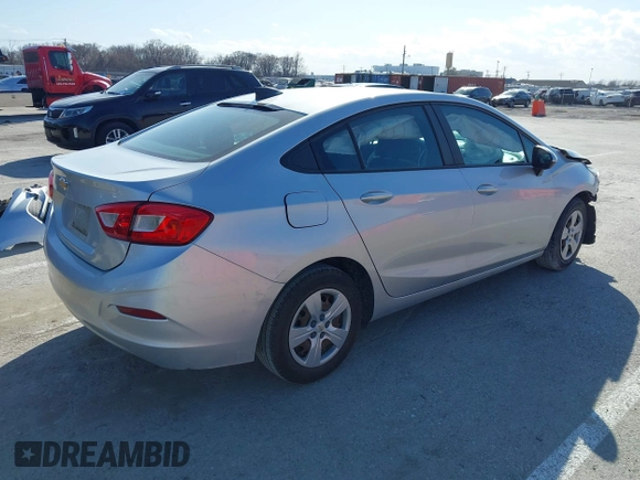 2018 Chevrolet Cruze LS with VIN 1G1BC5SMXJ7131242, listed as a IAAI auction lot 41754160 with 71,488 mi miles and . Bid and sale history available at DreamBid. Image 4.