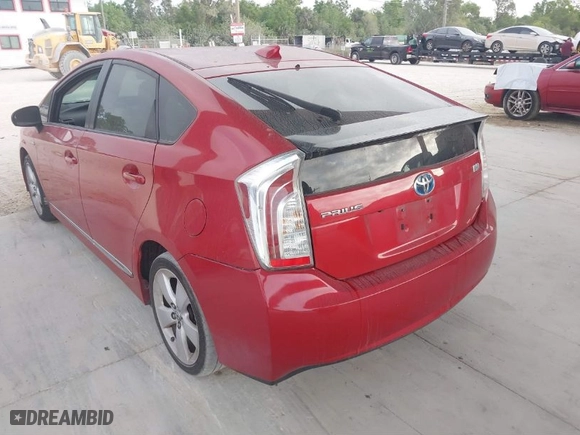 2012 Toyota Prius One with VIN JTDKN3DU4C5411255, listed as a IAAI auction lot 41544026 with 254,304 mi miles. Bid and sale history available at carsss.com. Image 3.