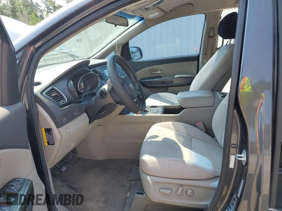 2016 Kia Sedona LX with VIN KNDMB5C15G6092159, listed as a Copart auction lot 67584274 with 143,102 mi miles and Salvage Title. Bid and sale history available at DreamBid. Image 7.
