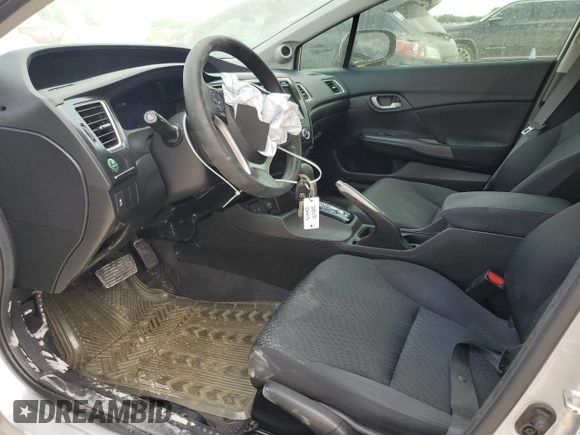 2015 Honda Civic Sedan SE with VIN 2HGFB2F72FH550794, listed as a Copart auction lot 51347575 with 109,341 mi miles and Salvage Title. Bid and sale history available at carsss.com. Image 7.