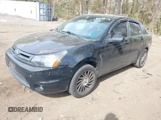 2011 Ford Focus SES with VIN 1FAHP3GN3BW107955, listed as a IAAI auction lot 42131679 with 187,709 mi miles. Bid and sale history available at carsss.com. Image 2.