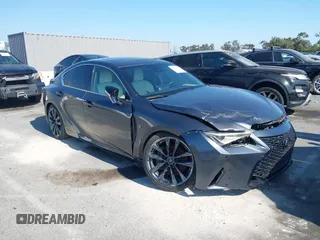 2021 Lexus IS 350 F Sport z VIN JTHGZ1B28M5047647, wystawiony jako IAAI lot #42485887 z przebiegiem 27 544 mil mil oraz . Historia ofert i sprzedaży dostępna na DreamBid. Obrazek 1.