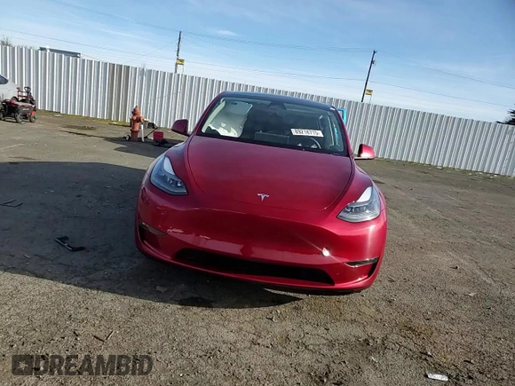 2024 Tesla Model Y Long Range with VIN 7SAYGAEEXRF056411, listed as a Copart auction lot 89218715 with Not Provided miles and Salvage Title. Bid and sale history available at DreamBid. Image 11.