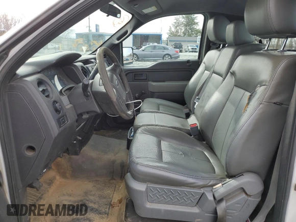 2013 Ford F-150 XL with VIN 1FTMF1CM7DKE41350, listed as a Copart auction lot 47526385 with 210,727 mi miles and Salvage Title. Bid and sale history available at carsss.com. Image 7.