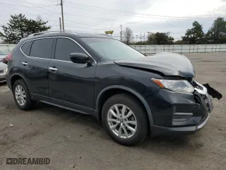 2020 Nissan Rogue SV with VIN JN8AT2MV8LW122608, listed as a Copart auction lot 50963965 with 76,499 mi miles and Salvage Title. Bid and sale history available at carsss.com. Image 4.
