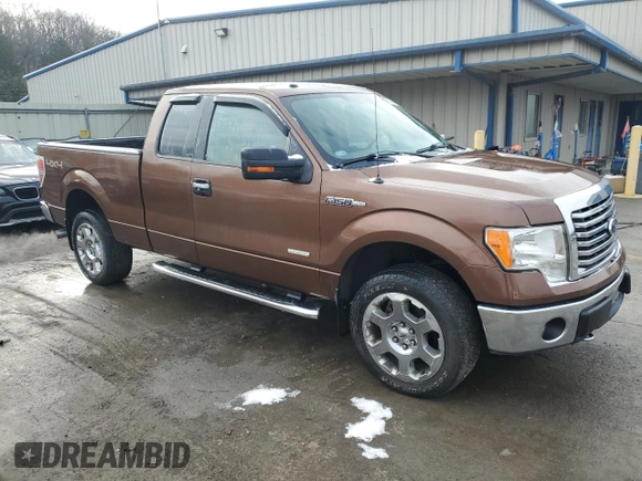 2011 Ford F-150 XL with VIN 1FTFX1ET7BKE14723, listed as a Copart auction lot 50583885 with 118,935 mi miles and Salvage Title. Bid and sale history available at DreamBid. Image 4.