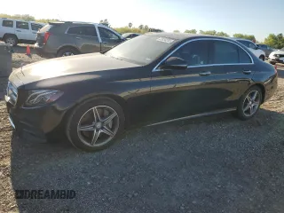 2017 Mercedes-Benz E 300 Luxury with VIN WDDZF4JB2HA016211, listed as a Copart auction lot 52034255 with 96,075 mi miles and Salvage title. Bid and sale history available at DreamBid. Image 1.