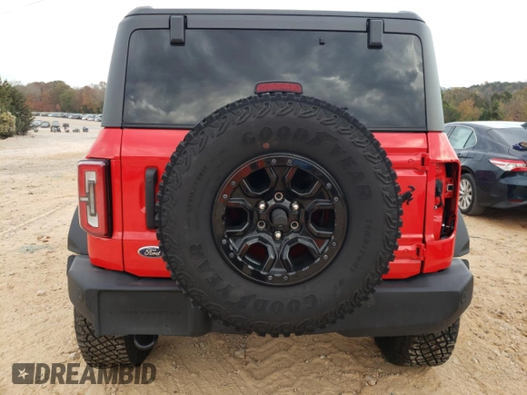 2022 Ford Bronco with VIN 1FMDE5CP5NLB43701, listed as a Copart auction lot 79162184 with 2,253 mi miles and Salvage title. Bid and sale history available at DreamBid. Image 6.
