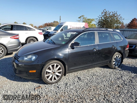 2014 Volkswagen Jetta SportWagen TDI w/Sunroof with VIN 3VWML7AJ1EM608958, listed as a Copart auction lot 76607064 with 127,283 mi miles and Salvage Title. Bid and sale history available at carsss.com. Image 1.