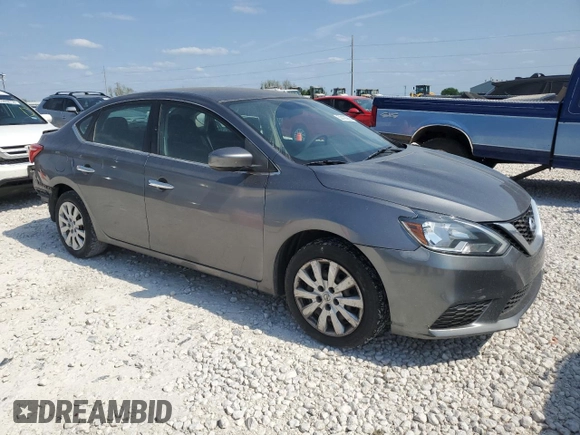 2016 Nissan Sentra SR with VIN 3N1AB7AP8GY256196, listed as a Copart auction lot 53128825 with 101,336 mi miles and Salvage Title. Bid and sale history available at DreamBid. Image 4.