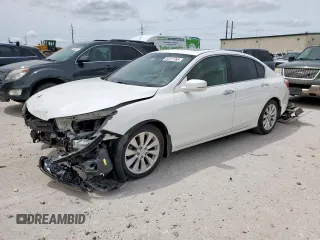 2015 Honda Accord EX-L с VIN 1HGCR2F84FA084078, выставлен на аукционе Copart как лот 54117765 с пробегом 235 549 миль миль и Списание • Salvage title. История ставок и продаж доступна на DreamBid. Изображение 1.