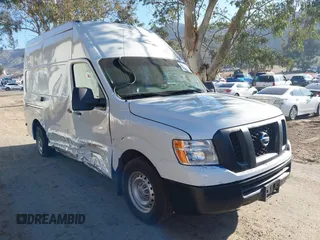 2021 Nissan NV SV with VIN 1N6BF0LY4MN809807, listed as a IAAI auction lot 41594903 with 88,586 mi miles and . Bid and sale history available at DreamBid. Image 1.