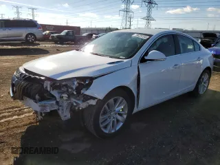2015 Buick Regal Premium I z VIN 2G4GN5EX4F9140095, wystawiony jako Copart lot #46294715 z przebiegiem 225 647 mil mil oraz Szkoda całkowita • Salvage title. Historia ofert i sprzedaży dostępna na DreamBid. Obrazek 1.