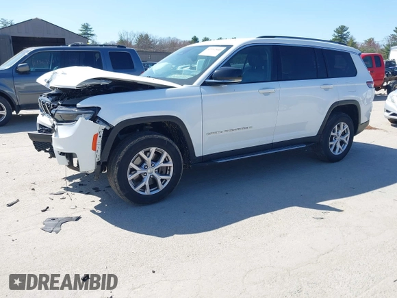 2021 Jeep Grand Cherokee Limited with VIN 1C4RJKBG1M8210916, listed as a IAAI auction lot 42052840 with 60,408 mi miles and . Bid and sale history available at DreamBid. Image 2.