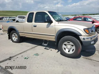 2002 Toyota Tacoma PreRunner with VIN 5TESM92N52Z087438, listed as a Copart auction lot 59807645 with 169,002 mi miles and Salvage title. Bid and sale history available at DreamBid. Image 4.
