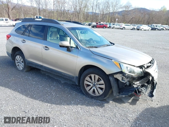 2015 Subaru Outback Premium with VIN 4S4BSAECXF3221961, listed as a IAAI auction lot 41910571 with 222,670 mi miles and . Bid and sale history available at DreamBid. Image 1.