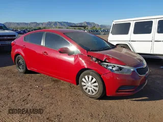 2016 Kia Forte LX with VIN KNAFK4A6XG5558849, listed as a IAAI auction lot 42115950 with 171,839 mi miles. Bid and sale history available at carsss.com. Image 1.