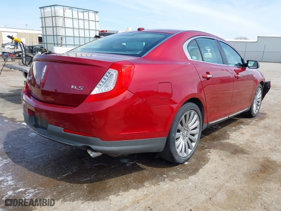 2013 Lincoln MKS with VIN 1LNHL9DK2DG610615, listed as a IAAI auction lot 41848247 with 46,832 mi miles. Bid and sale history available at carsss.com. Image 4.